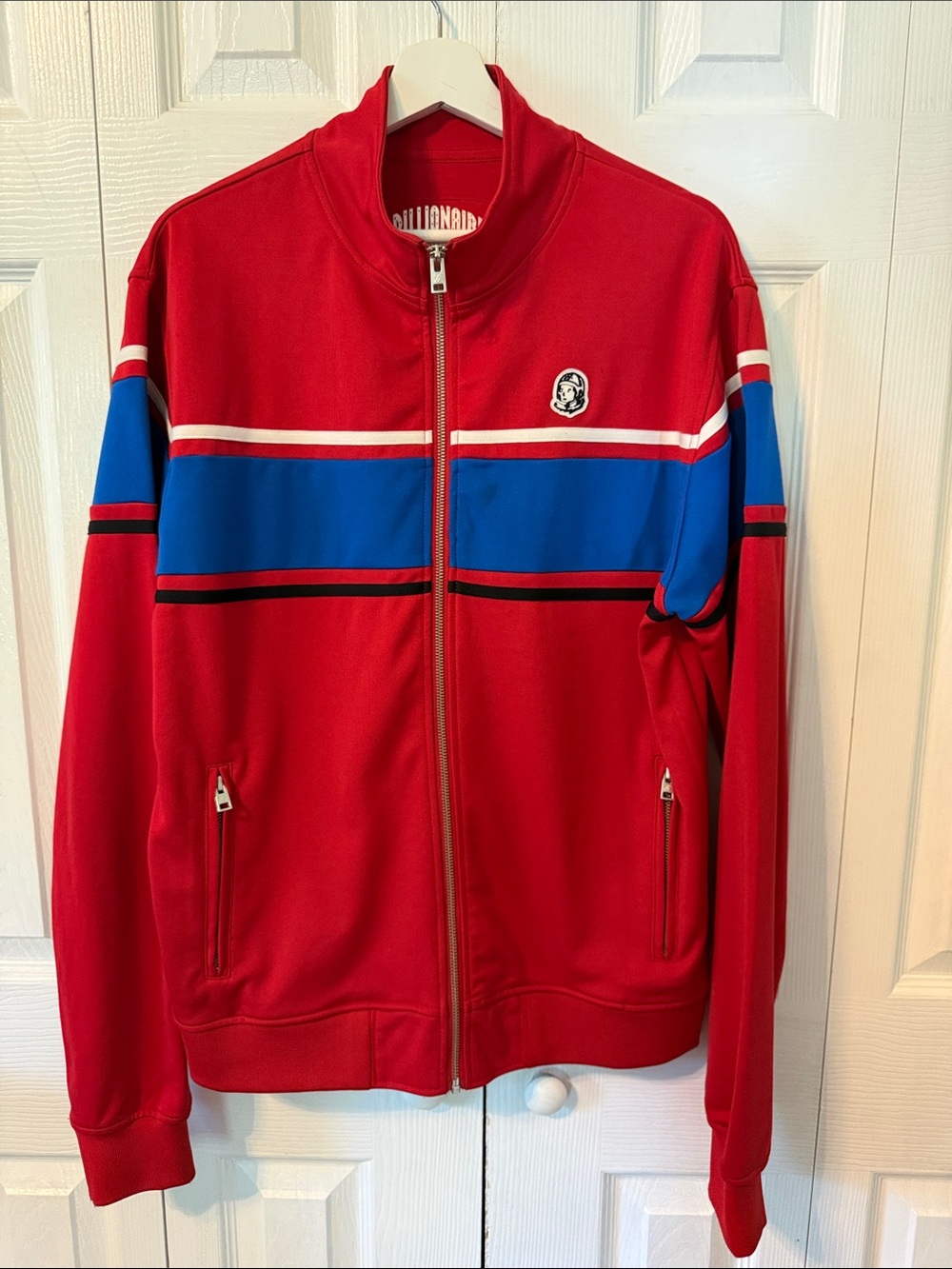 Billionaire Boys Club Red Tee with White Graphic Sz L